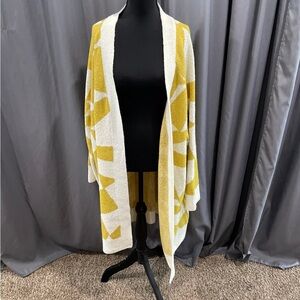 Ava & Viv NWT geometric print open cardigan size 3X